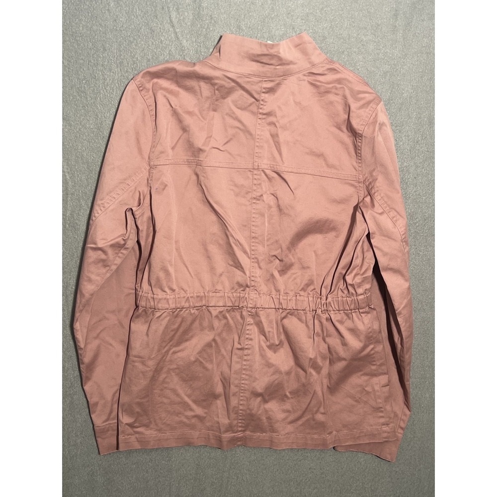 Maurices Women's Small Dusty Rose Utility Jacket Full Button Stand Collar NWT - Picture 8 of 8